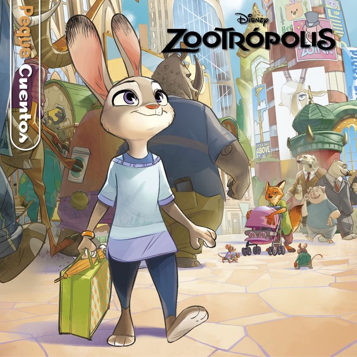 Zootrópolis. Pequecuentos, de Disney | portada del libro