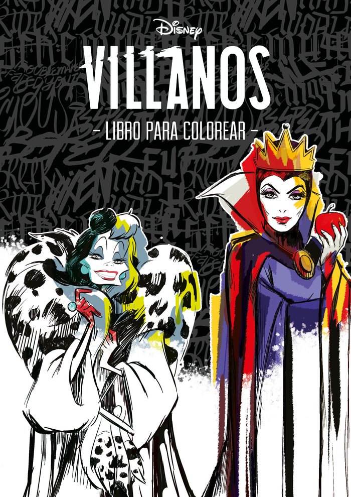 Villanos. Libro para colorear, de Disney | portada del libro