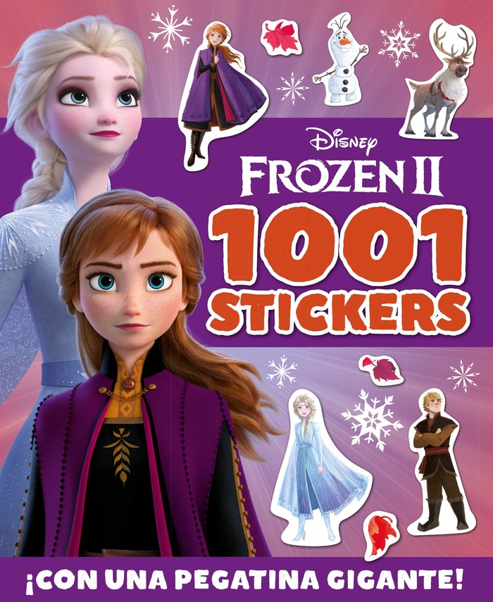 Frozen 2. 1001 stickers, de Disney | portada del libro