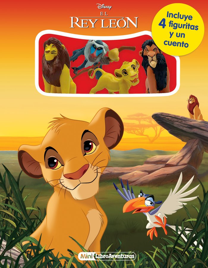 El Rey León. Mini-Libroaventuras, de Disney | portada del libro