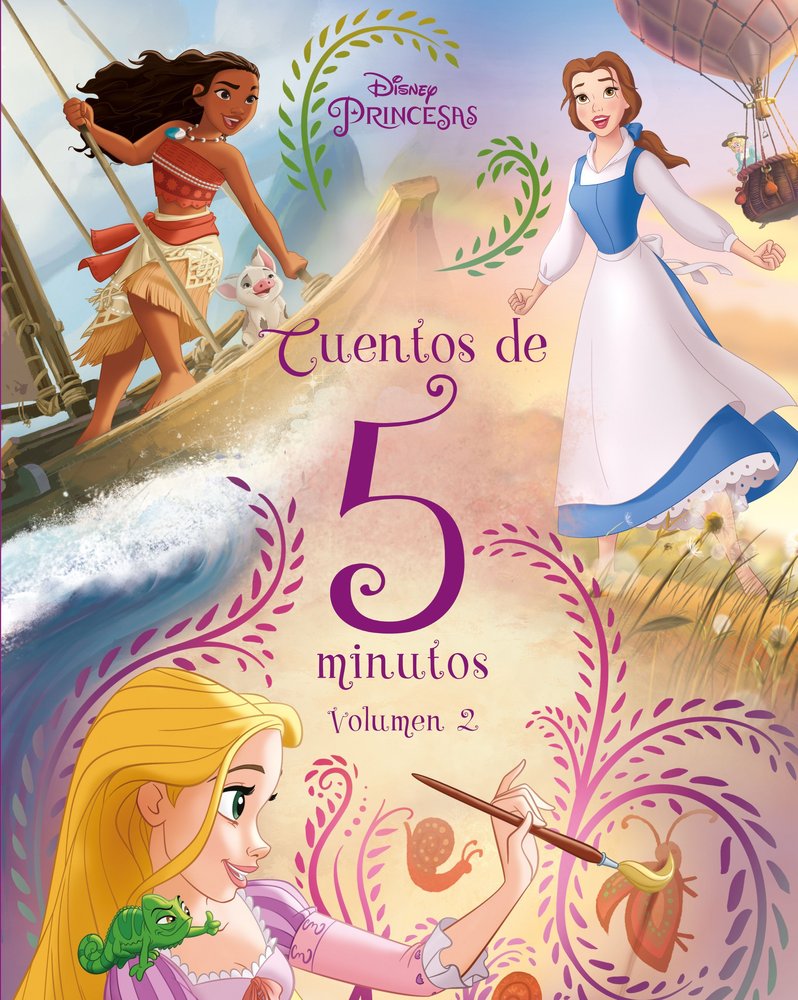 Princesas. Cuentos de 5 minutos. Volumen 2, de Disney | portada del libro