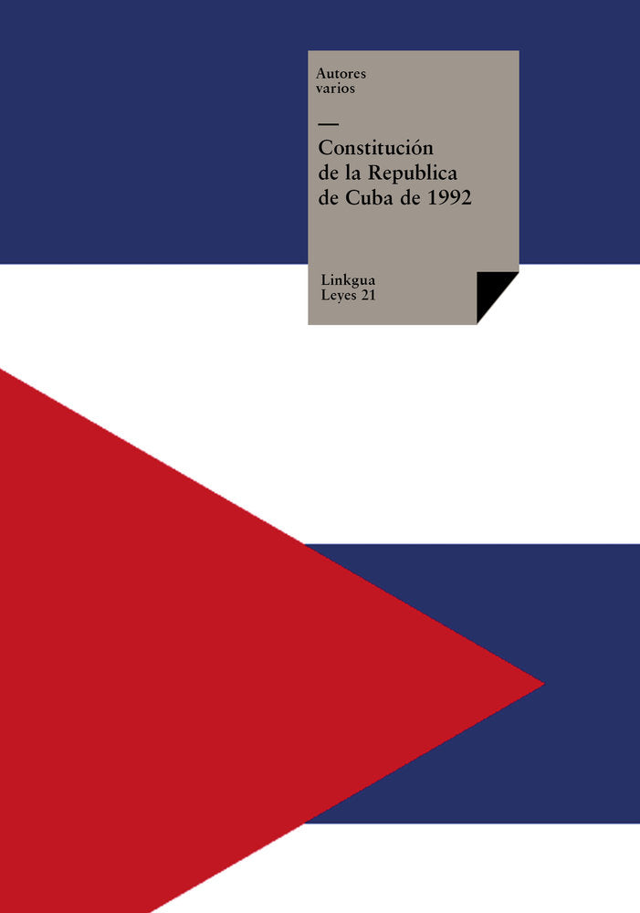 CONSTITUCION DE LA REPUBLICA DE CUBA, 1992, de Varios, Autores | portada del libro