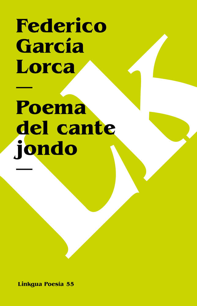 POEMA DEL CANTE JONDO, de García Lorca, Federico | portada del libro