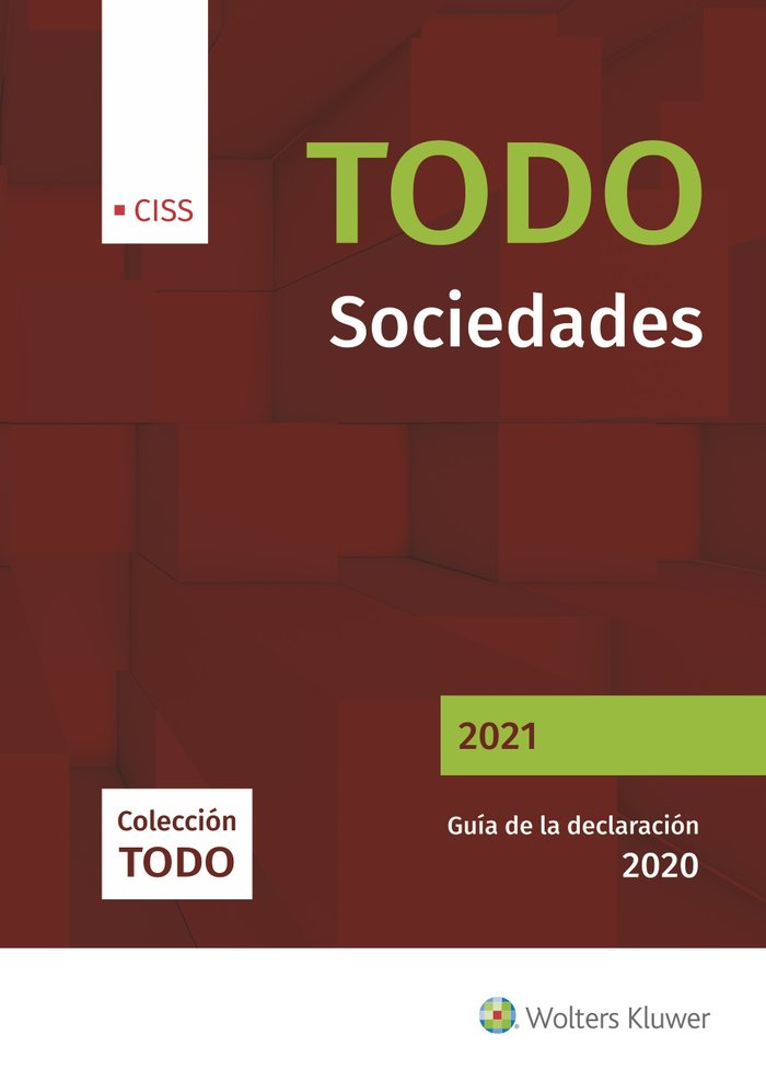 TODO SOCIEDADES 2021, de GARCIA GOMEZ DE ZAMORA, REMEDIOS | portada del libro