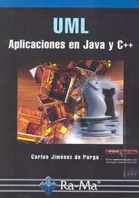 UML. Aplicaciones en Java y C++, de Jiménez de Parga, Carlos | portada del libro