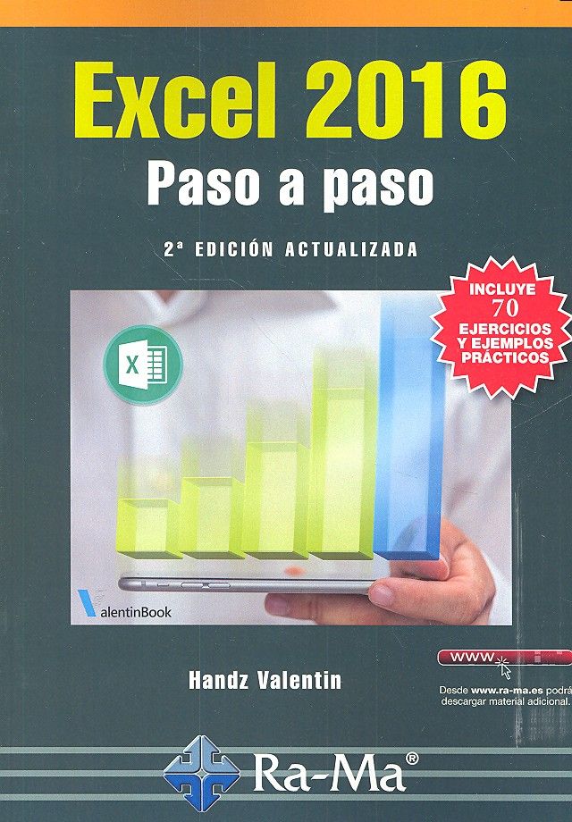 Excel 2016. Paso a paso. 2ª edición actualizada, de Valentin, Handz | portada del libro