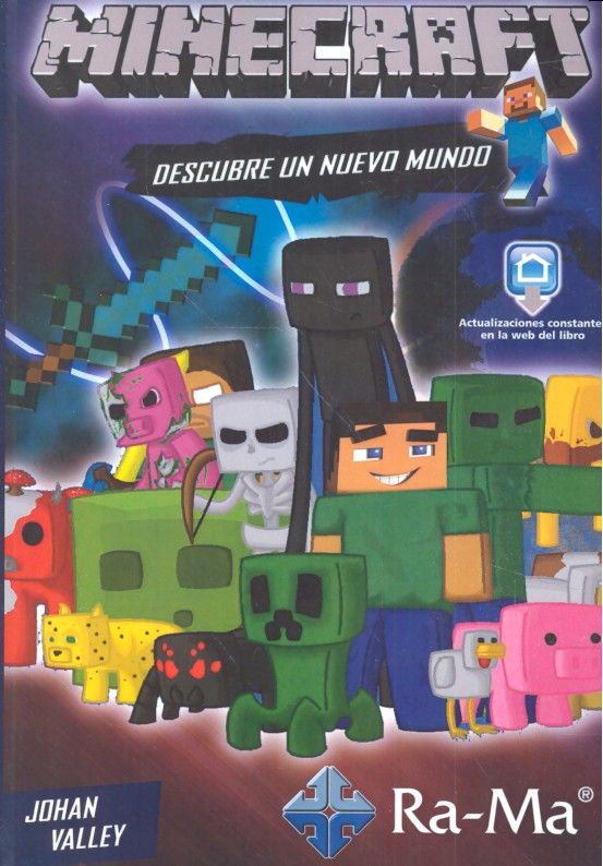 Minecraft descubre un nuevo mundo, de Valley, Johan | portada del libro