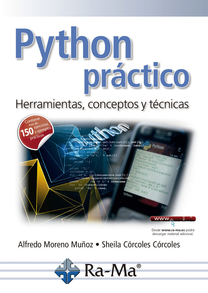 Python Práctico Herramientas, Conceptos y Técnicas, de Moreno Muñoz, Alfredo | portada del libro