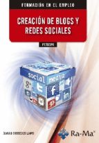 IFCT029PO Creación de blogs y redes sociales, de ALVARO CORREDOR LANAS | portada del libro