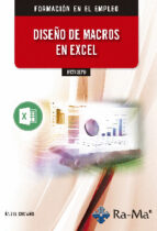 IFCT139PO Diseño de Macros en EXCEL, de ANGEL CAMAÑO NICOLAS | portada del libro