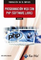 IFCD044PO Programación Web con PHP, de José López Quijado | portada del libro
