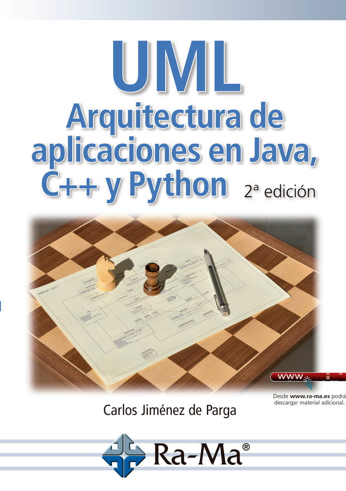 UML ARQUITECTURA DE APLICACIONES EN JAVA C Y PYTHON 2'ED, de JIMENEZ | portada del libro