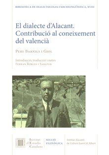 El Dialecte d'Alacant, de Barnils i Giol, Pere | portada del libro