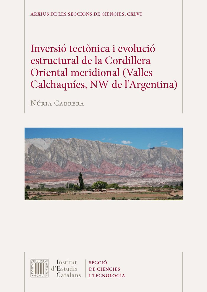 INVERSIO TECTONICA I EVOLUCIO ESTRUCTURAL DE LA CORDILLERA O, de CARRERA, NURIA | portada del libro