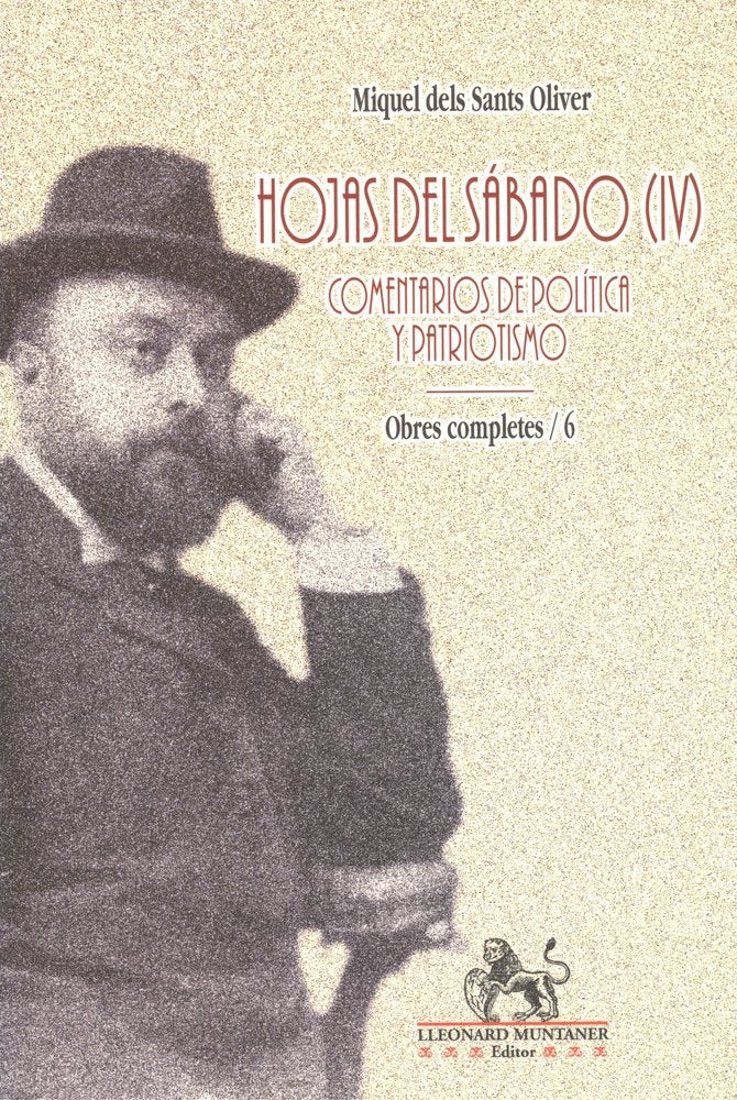 HOJAS DEL SABADO (IV), de DELS SANTS OLIVER, MIQUEL | portada del libro
