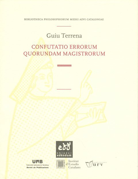 Confutatio errorum quorundam magistrorum, de Guiu, Terrena | portada del libro