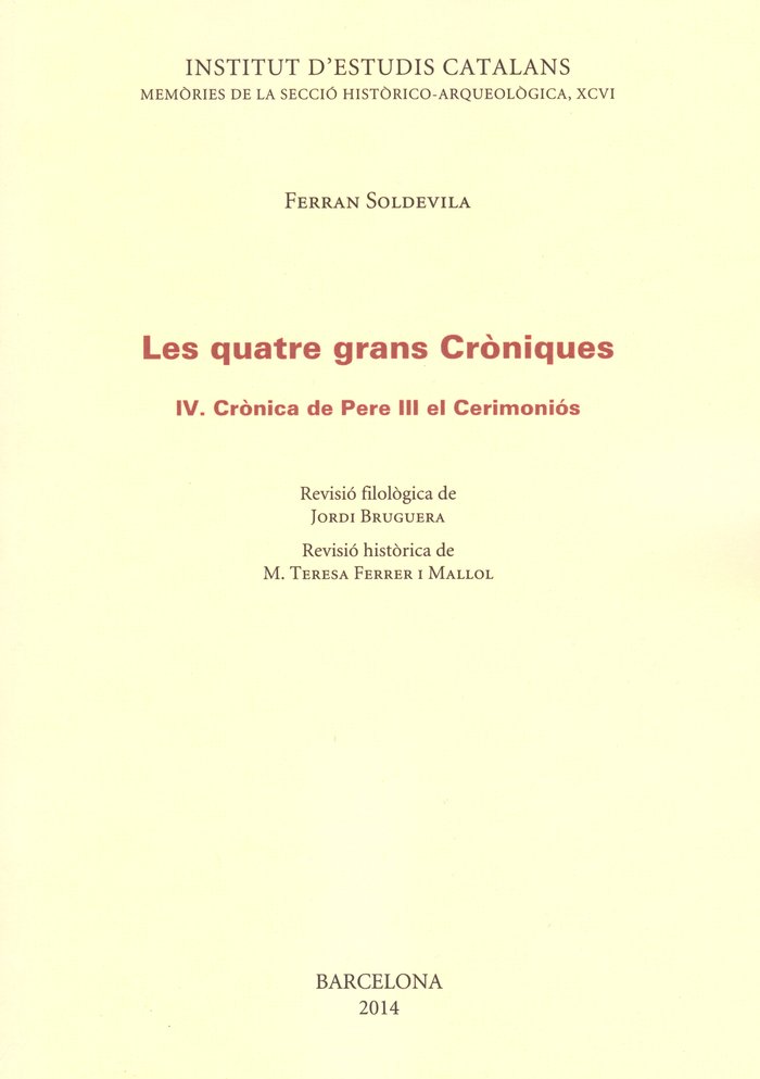 Les Quatre grans Cròniques | portada del libro