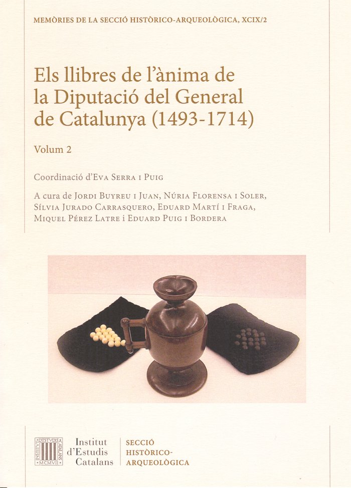 ELS LLIBRES DE LANIMA DE LA DIPUTACIO DEL GENERAL DE CATALU | portada del libro