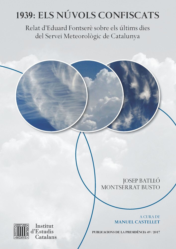 1939, els núvols confiscats, de Batlló i Ortiz, Josep | portada del libro