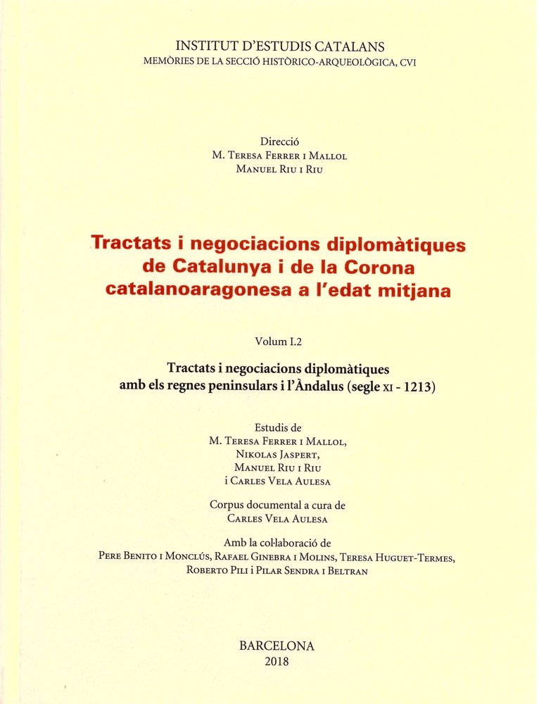 TRACTATS I NEGOCIACIONS DIPLOMATIQUES DE CATALUNYA I DE LA C, de VARIOS AUTORES | portada del libro