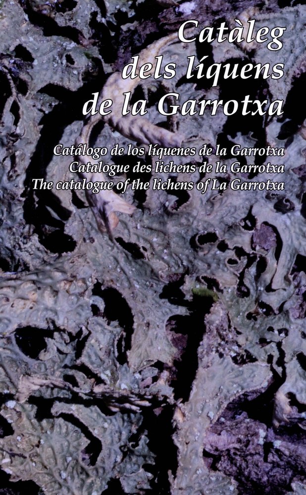 Catàleg dels líquens de la Garrotxa, de Llop, Esteve | portada del libro