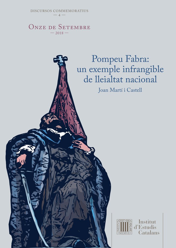 Pompeu Fabra: un exemple infrangible de lleialtat nacional, de Martí i castell, Joan | portada del libro