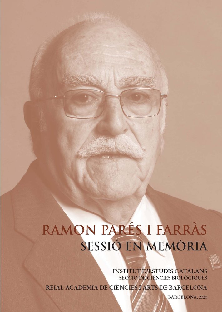 Ramon Parés : sessió en memòria, de Varios autores | portada del libro