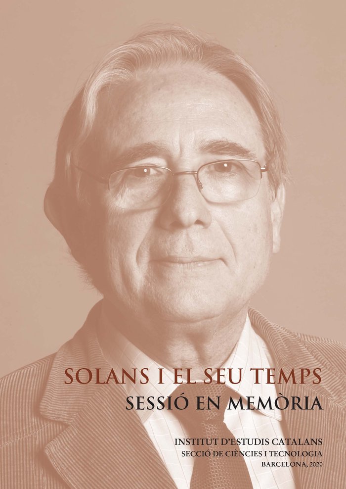 Solans i el seu temps : sessió en memòria, de Varios autores | portada del libro