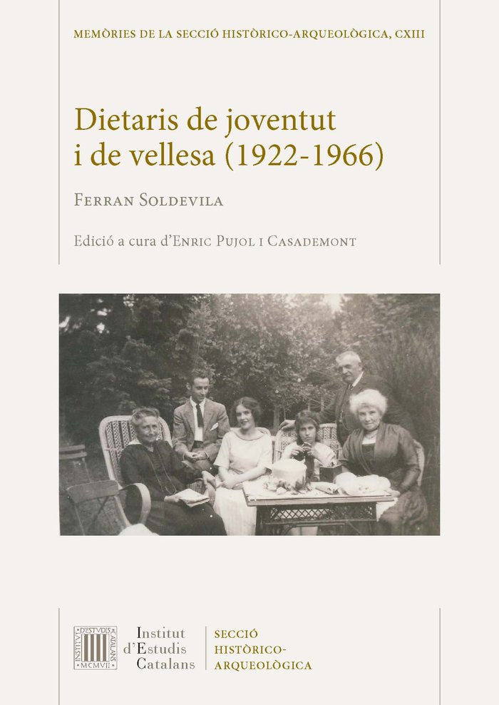 Dietaris de joventut i de vellesa (1922-1966), de Soldevila, Ferran | portada del libro