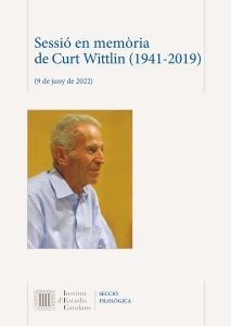 SESSIO EN MEMORIA DE CURT WITTLIN (1941-2019) : (9 DE JUNY DE 2022) /, de VARIOS AUTORES | portada del libro