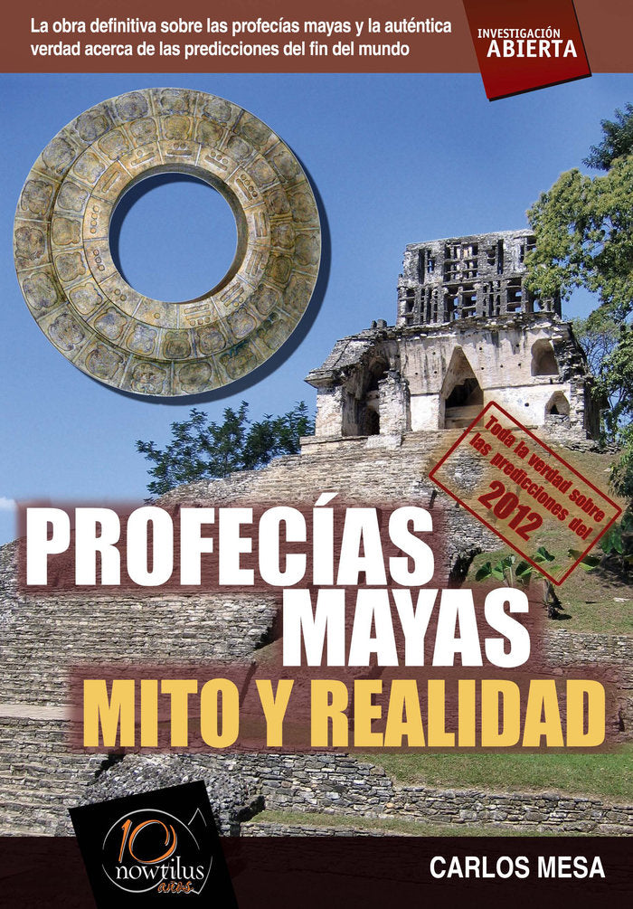 Profecías mayas, de Mesa Orrite, Carlos | portada del libro