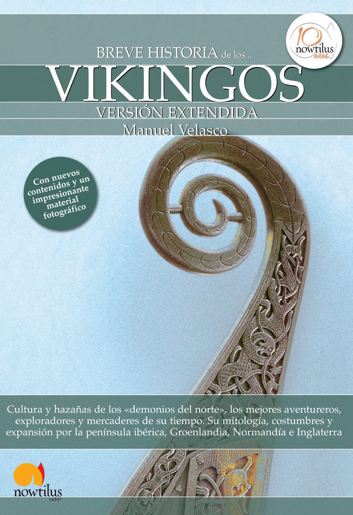 Breve historia de los vikingos (versión extendida), de Velasco Laguna, Manuel | portada del libro
