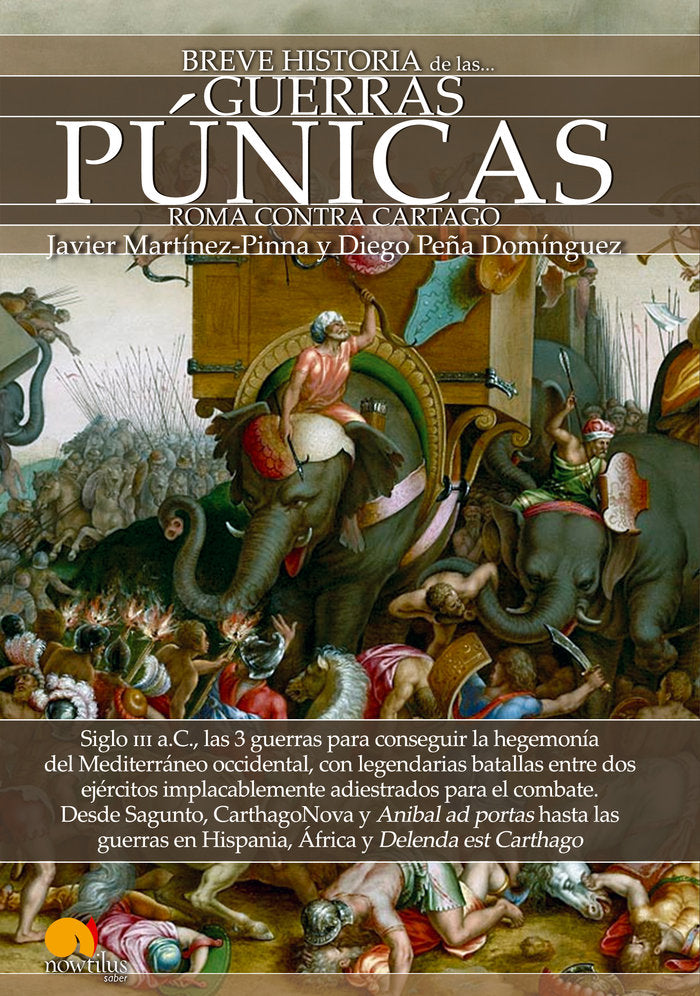 Breve historia de las Guerras Púnicas, de Martínez-Pinna, Javier | portada del libro