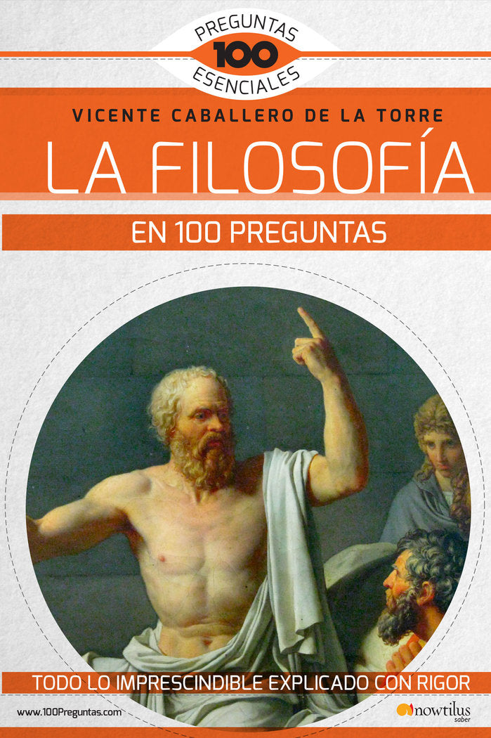 La Filosofía en 100 preguntas, de Caballero de la Torre, Vicente | portada del libro