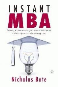 INSTANT MBA, de BATE, NICHOLAS | portada del libro