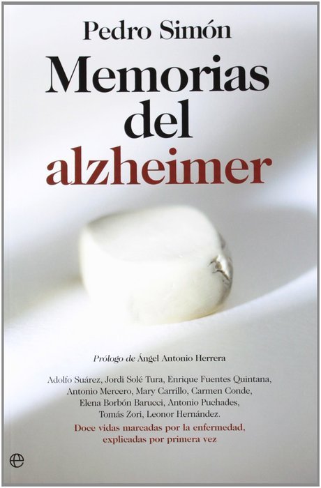 Memorias del Alzheimer, de SIMON, PEDRO | portada del libro