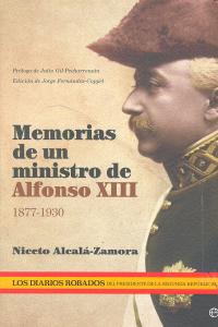 Memorias de una ministro de Alfonso XIII, de Alcalá-Zamora, Niceto | portada del libro