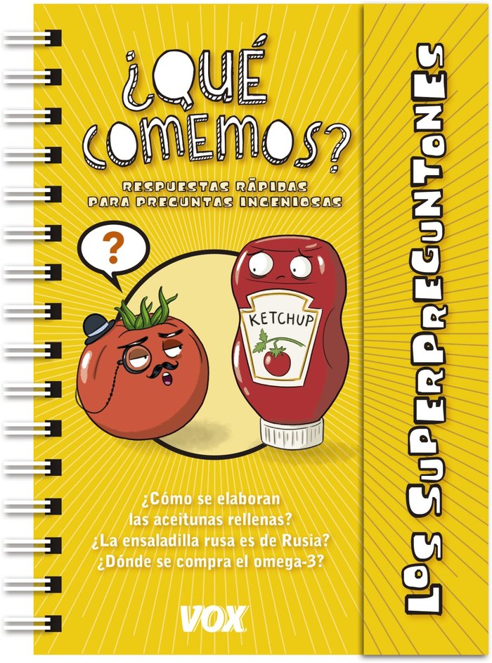 Superpreguntones / ¿Qué comemos?, de Vox Editorial | portada del libro