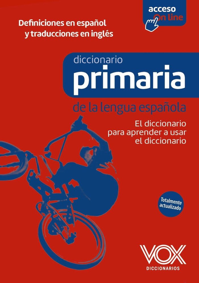 DICCIONARIO DE PRIMARIA DE LA LENGUA ESPAÑOLA, de AA.VV. | portada del libro