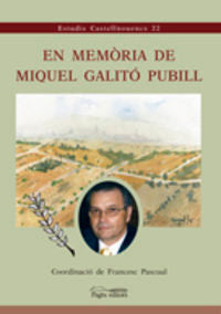 En memòria de Miquel Galitó Pubill, de Varios autores | portada del libro