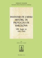 Inventari de l'arxiu històric de protocols de Barcelona VIII, de LLUISA CASES LOSCOS | portada del libro