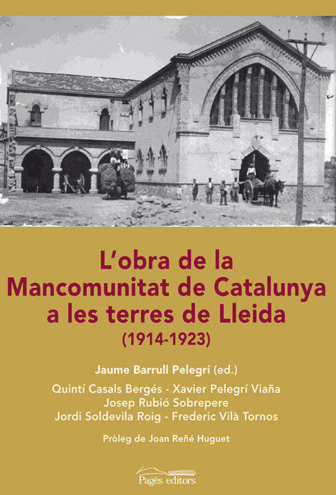 L'obra de la Mancomunitat de Catalunya a les terres de Lleida, de Casals Bergés, Quintí | portada del libro