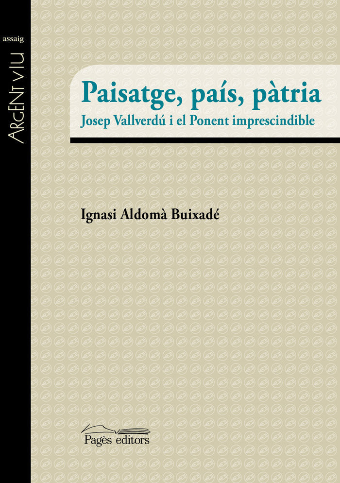 Paisatge, país, pàtria, de Aldomà Buixadé, Ignasi | portada del libro