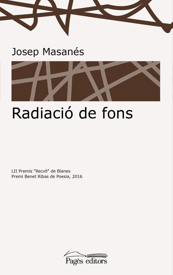 Radiació de fons, de Masanés Nogués, Josep | portada del libro
