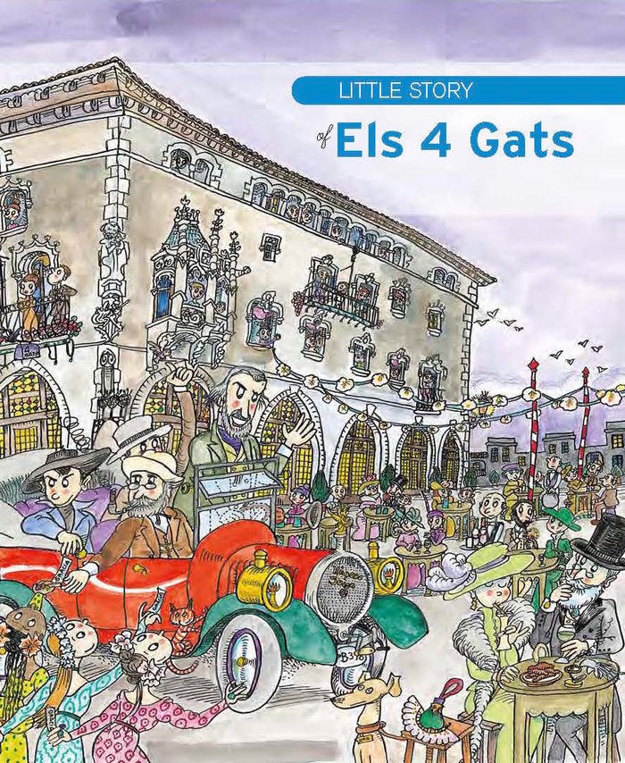 Little Story of Els 4 Gats, de García Carteron, Begoña | portada del libro