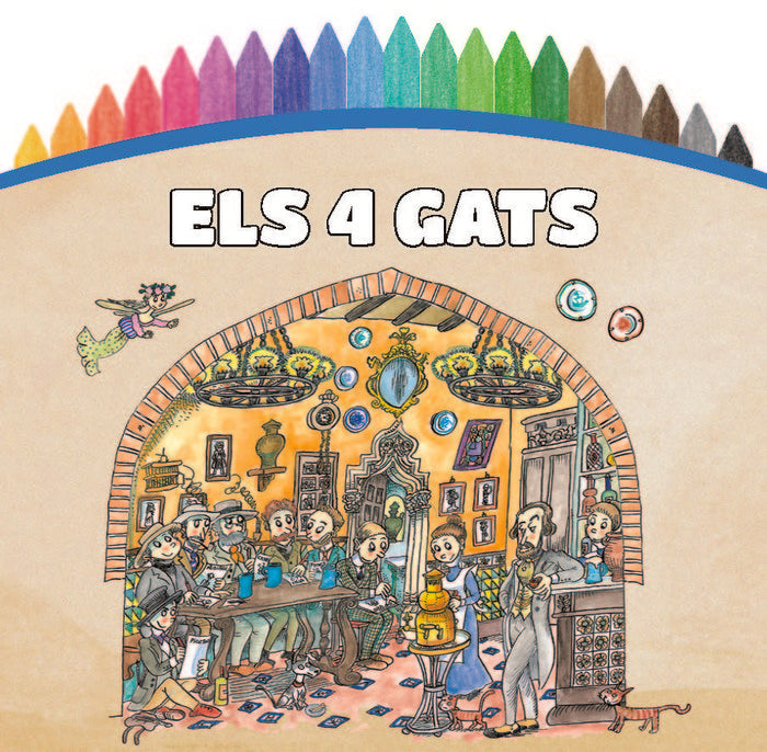 Pintem! Els 4 Gats, de Bayés Luna | portada del libro