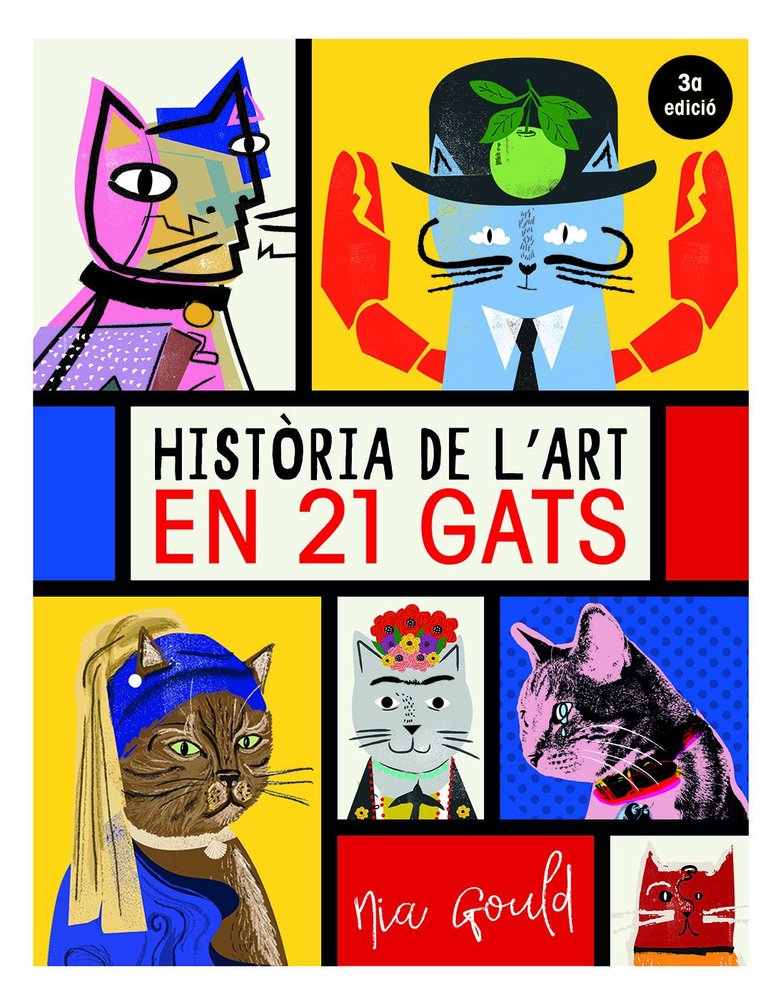 Història de l'art en 21 gats, de Vowles, Diana | portada del libro