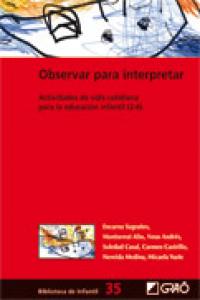 Observar para interpretar, de Castrillo de las Heras, Carmen | portada del libro