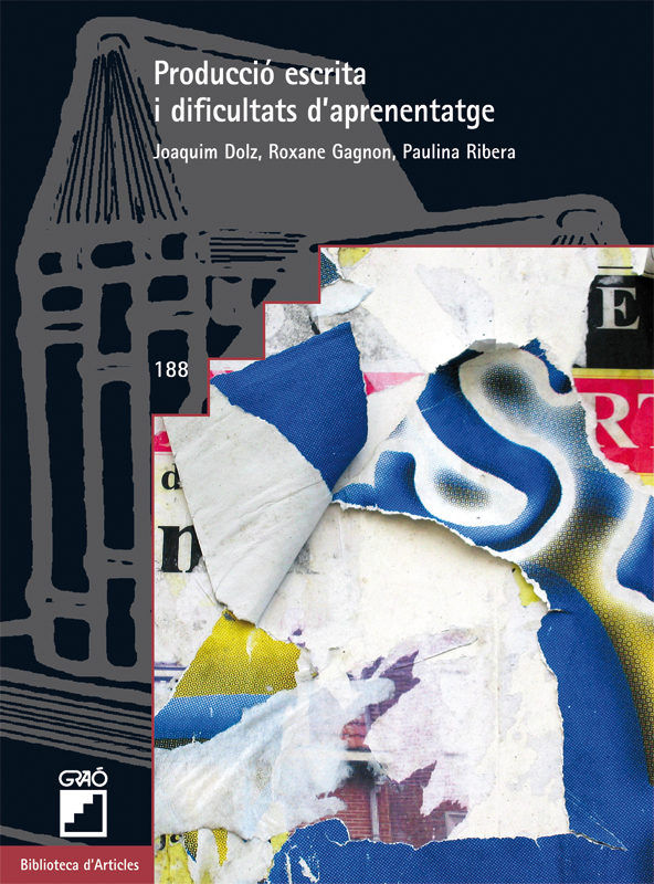 Producció escrita i dificultats d'aprenentatge, de Dolz Mestre, Joaquim | portada del libro