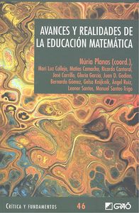 Avances y realidades de la educación matemática, de Callejo de la Vega, M. Luz | portada del libro